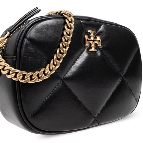 NWT ✅ Tory Burch Kira Diamond Quilt Camera Bag #154715 BLACK ✨ NWT, DUST BAG - Picture 9 of 17